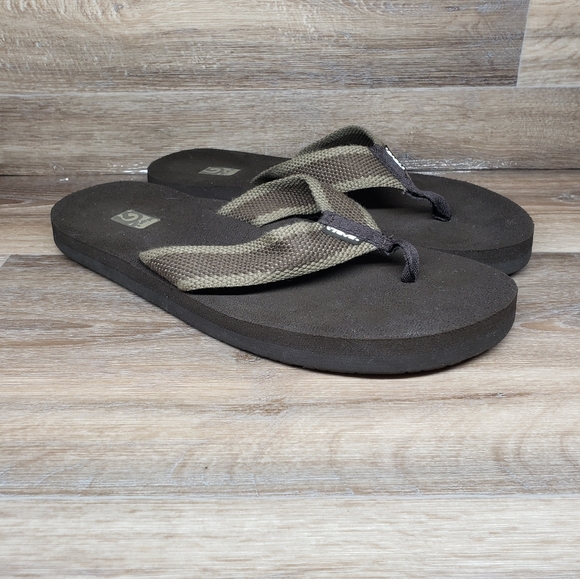 Teva Other - TEVA Mush Sandals Flip Flops Brown Men's